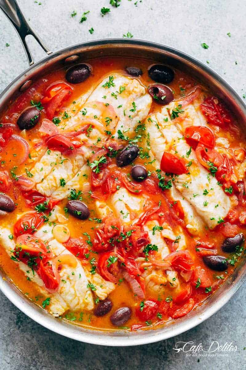 Minute Mediterranean Pan Seared Fish for Weeknights